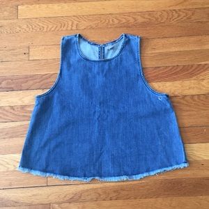 Aerie denim tank top